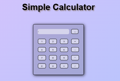 Calculator Project